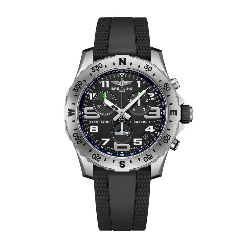 Breitling Professional Endurance Pro NFL Seattle Seahawks Edition Black Dial Watch, 44mm image number 0