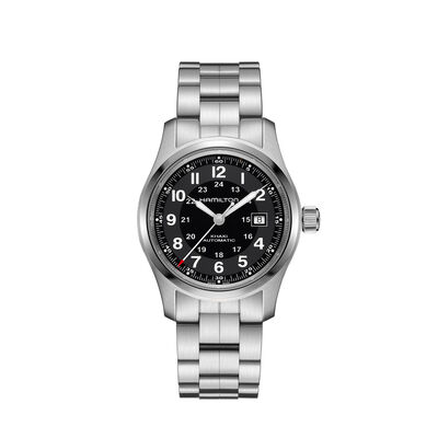 Hamilton Khaki Field Auto Black Dial Watch, 42mm