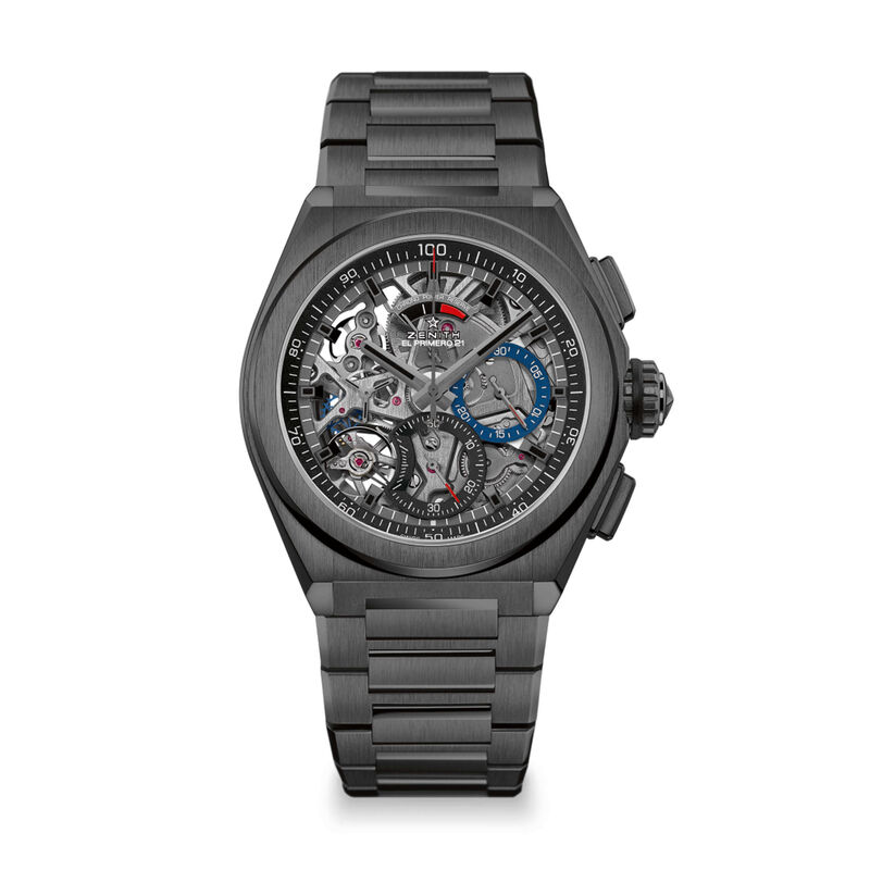 Zenith DEFY El Primero 21 Watch Open Dial Black Ceramic Bracelet, 44mm image number 0