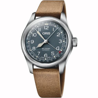 Oris Big Crown Pointer Date Blue Dial Watch, 40mm