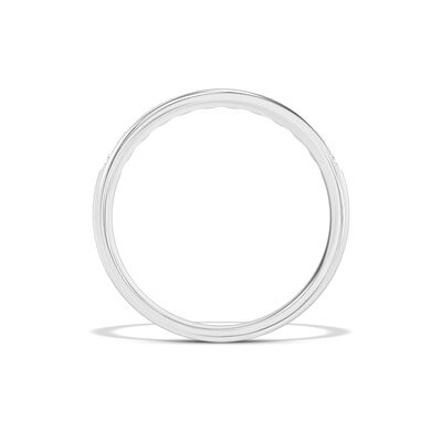 Classic Round Diamond Anniversary Band, &frac12; Carat Total Weight, 14K White Gold