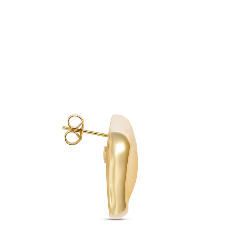 Toscano Freeform Stud Earrings, 14K Yellow Gold image number 1