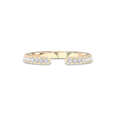 Classic Round Diamond Anniversary Band, &frac14; Carat Total Weight, 14K Yellow Gold