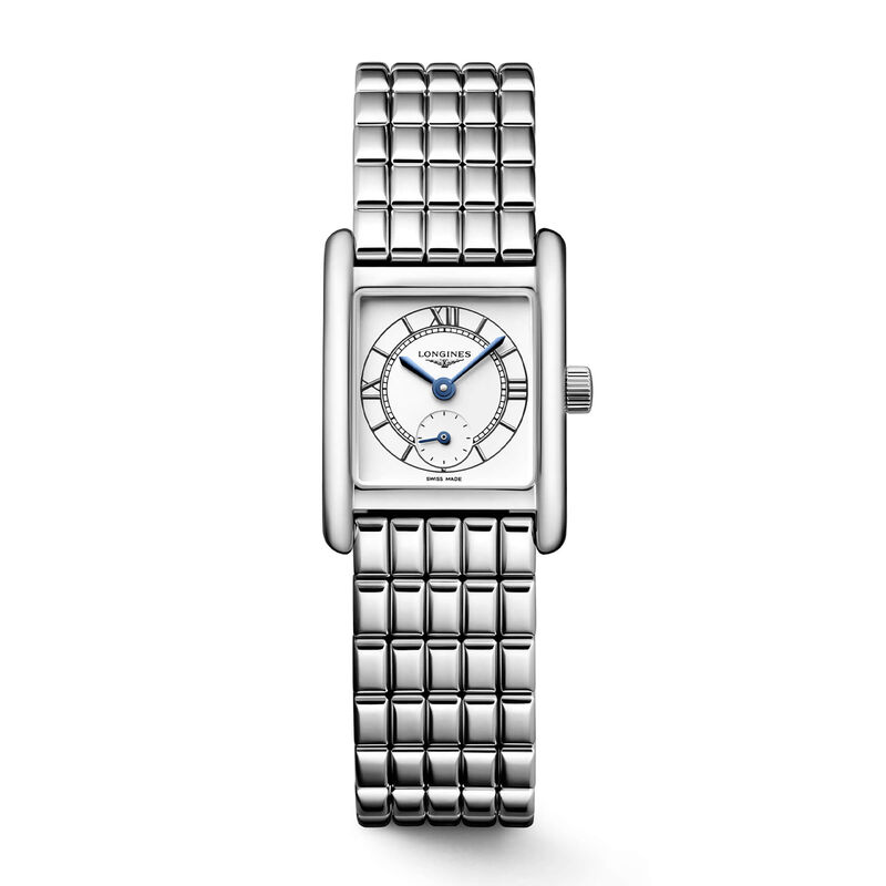 Longines Mini Dolcevita Watch Silver Steel Bracelet, 29mm image number 0
