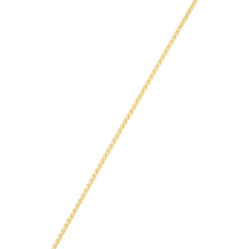 18-Inch Round Wheat Chain Necklace, 14K Yellow Gold image number 1