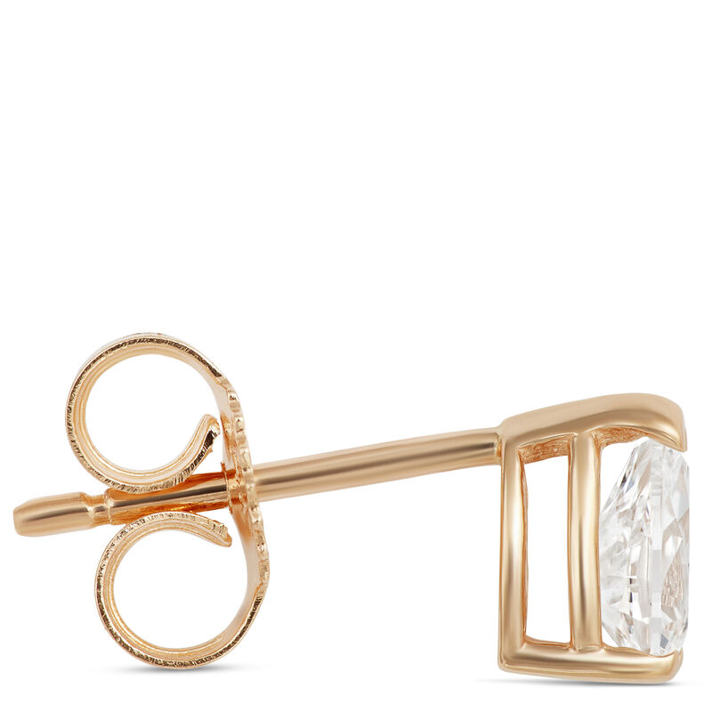 Pear-Shaped Diamond Studs, 1/2 Carat Total Weight, in 14K Yellow Gold image number 1