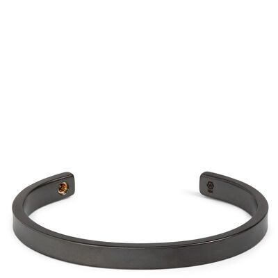 Dark Foiled Stainless-Steel Men&rsquo;s Cuff, 6mm