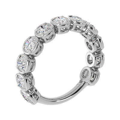 Bella Ponte Bezel Diamond Anniversary Band, 14K Yellow Gold