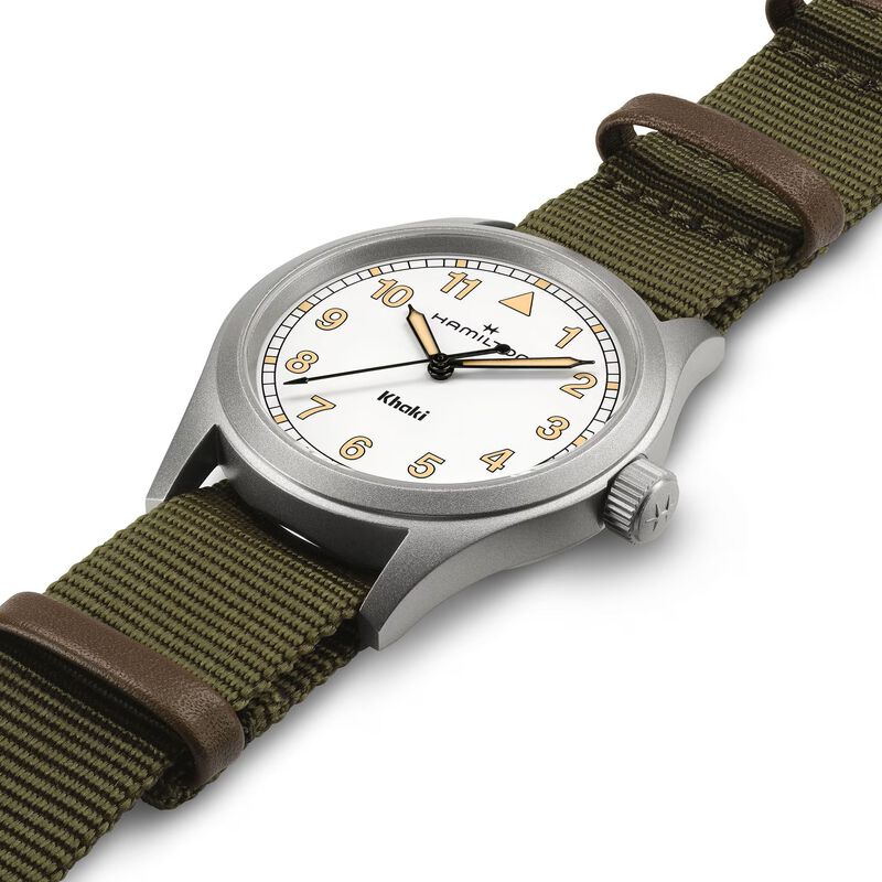 Hamilton Khaki Field Quartz Watch White Dial, 38mm image number 1
