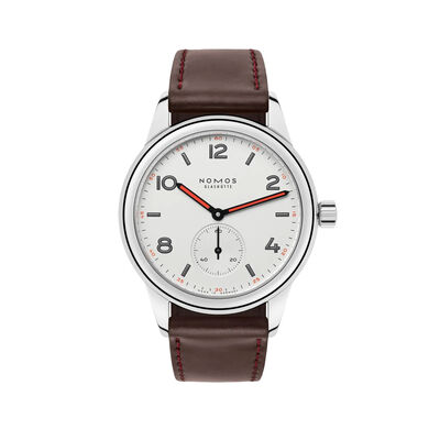 NOMOS Club White Dial Watch, 36mm