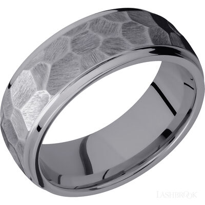 Tantalum with Rock , Polish Finish