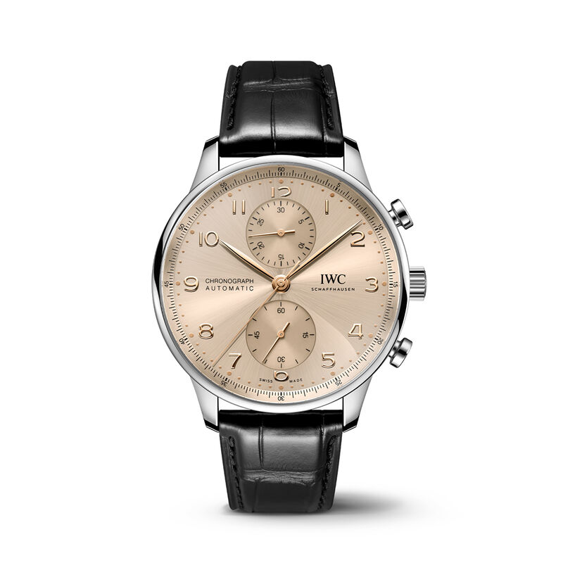 IWC Portugieser Chronograph Beige Dial Watch, 41mm image number 0