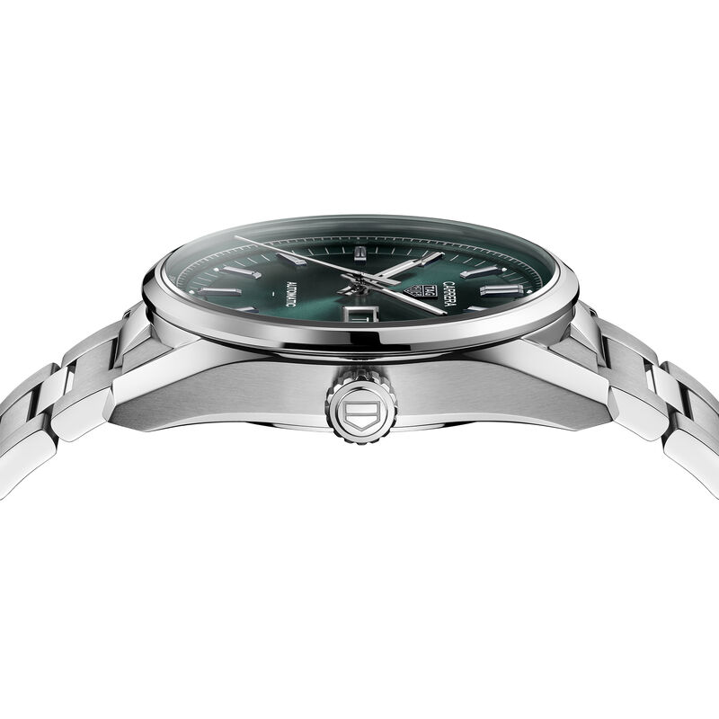 TAG Heuer Carrera Green Dial Watch, 41mm image number 3