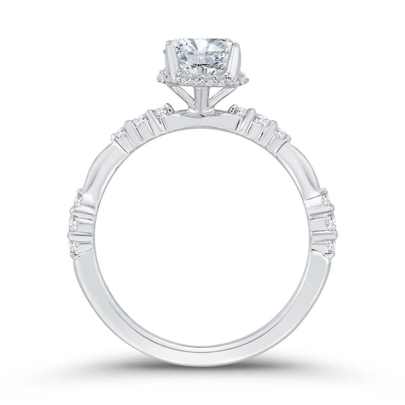 Bella Ponte Diamond Semi-Mount Ring Setting 14K image number 3