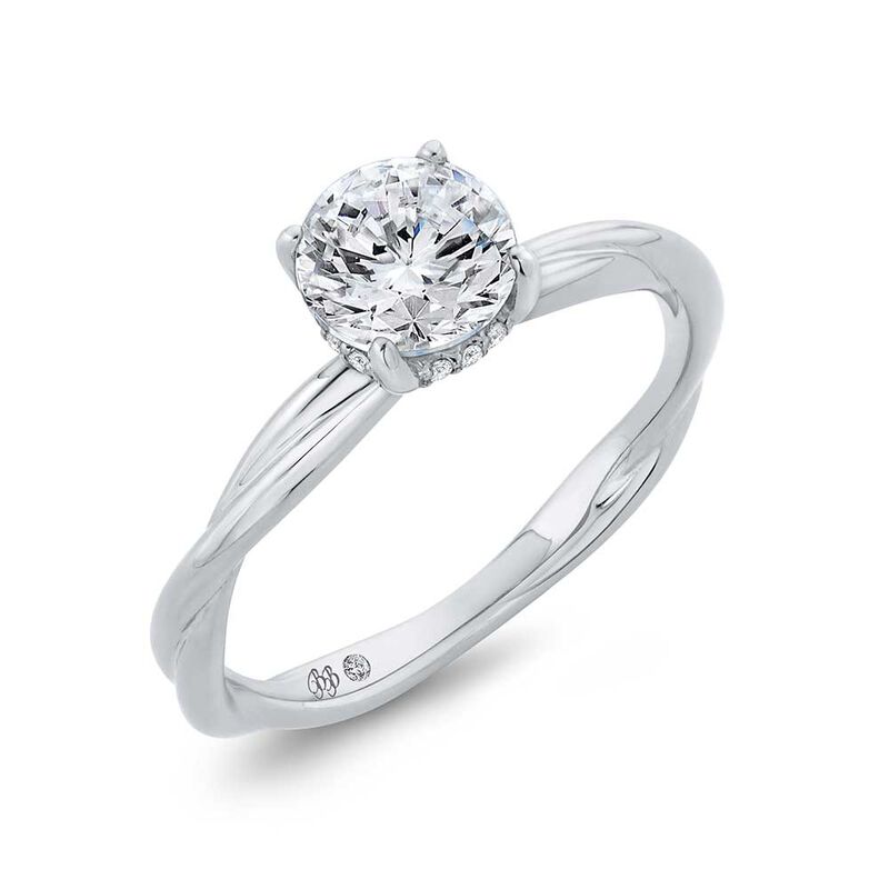 Bella Ponte Diamond Engagement Ring Setting 14K image number 0