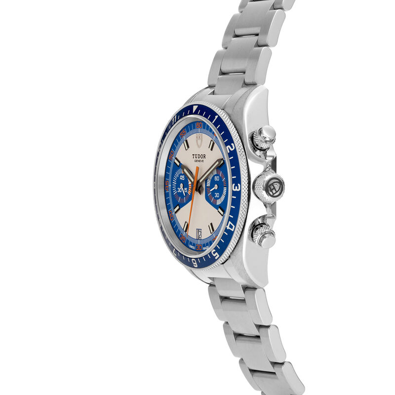 Pre-Owned TUDOR Heritage Chrono Blue Watch Steel Case Opaline Dial, 42mm image number 1