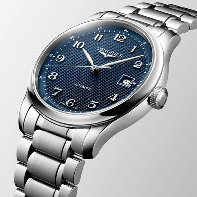 Longines Master Collection Blue Dial Watch, 39mm