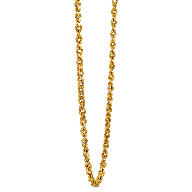 Toscano 24-Inch Curb Link Chain, 14K Yellow Gold image number 1