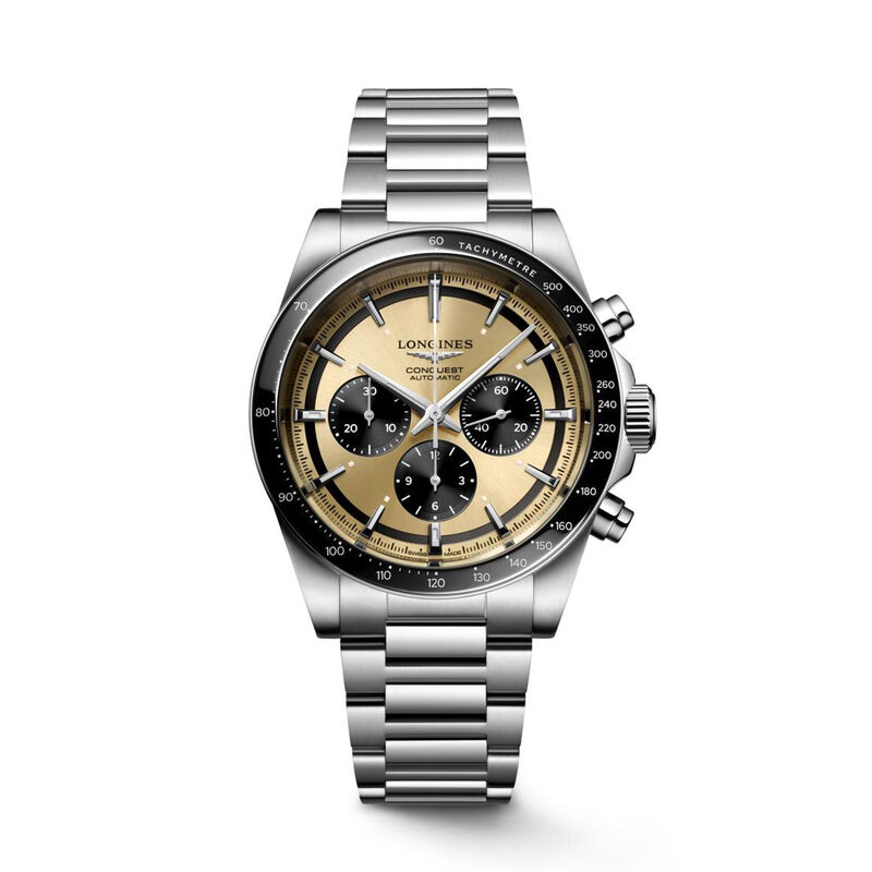 Longines Conquest Watch Brown Dial, 42mm image number 0
