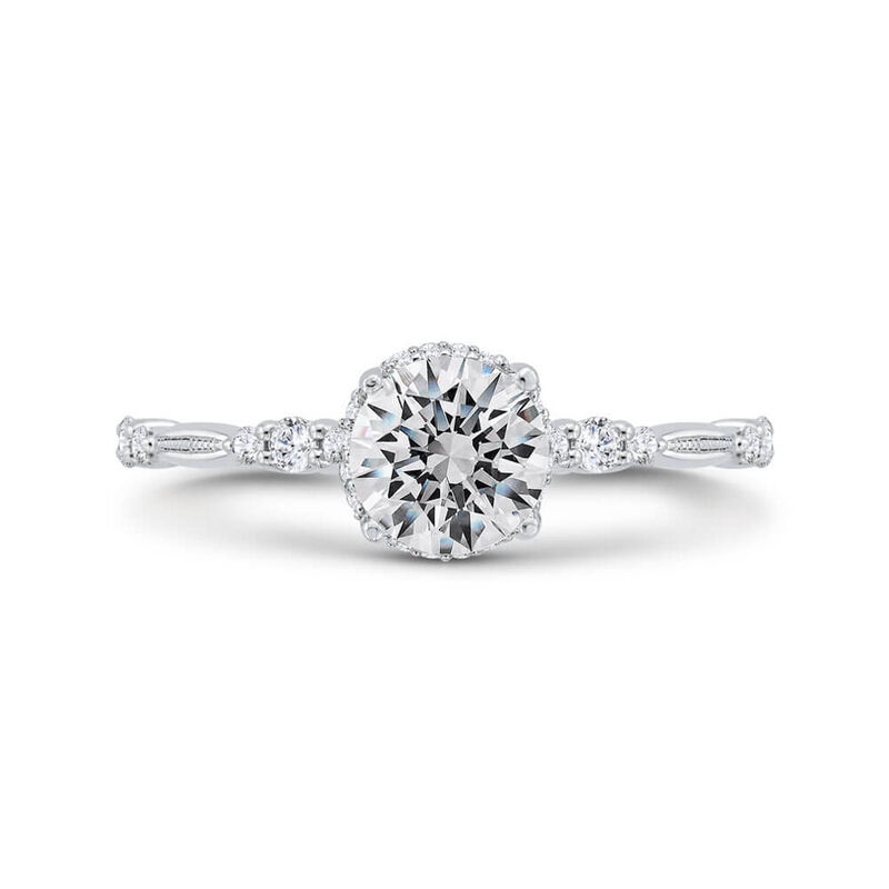 Bella Ponte Diamond Semi-Mount Ring Setting 14K image number 1