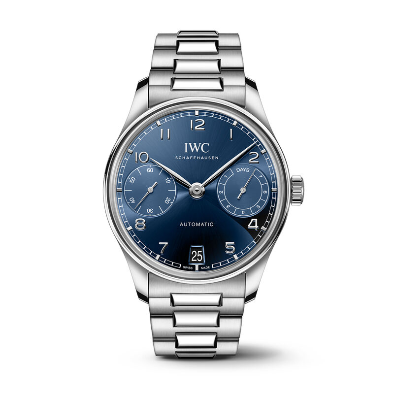 IWC Portugieser Automatic Blue Dial Watch, 42.4mm image number 0