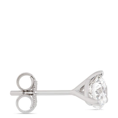 Ben Bridge Signature Diamond Studs, 1 Carat Total Weight, in 18K White Gold