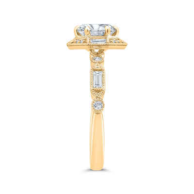 Bella Ponte Engagement Ring Setting 14k Cubic Zirconia