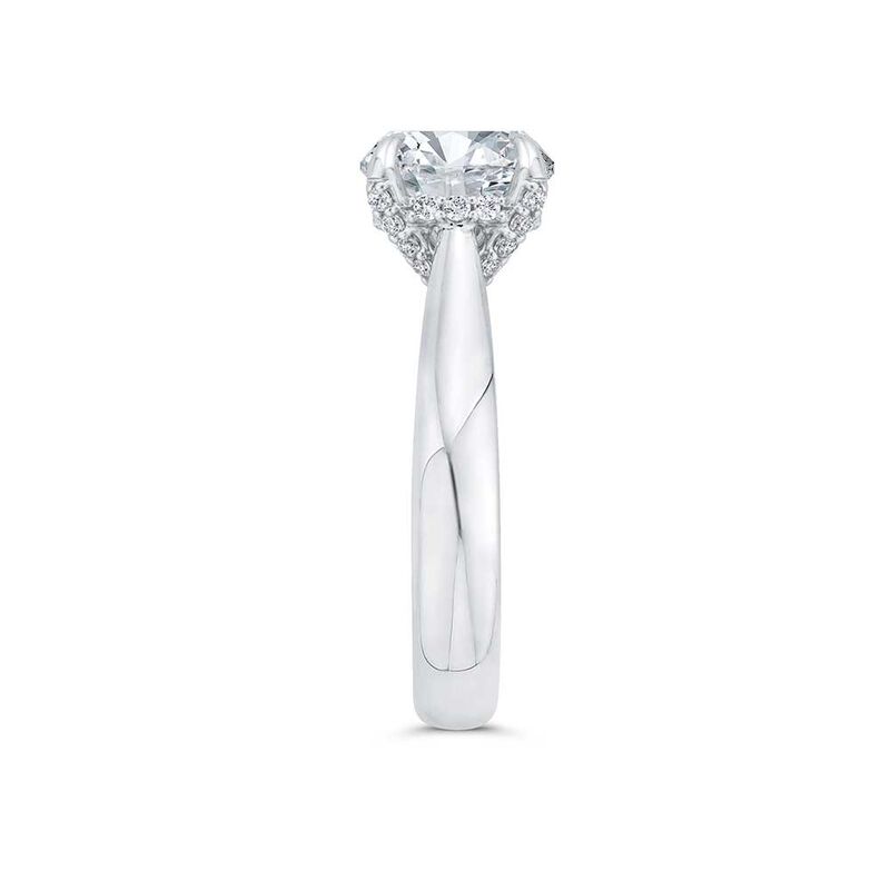 Bella Ponte Diamond Engagement Ring Setting in Platinum image number 2