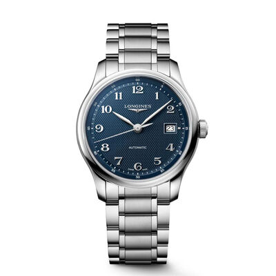 Longines Master Collection Blue Dial Watch, 39mm