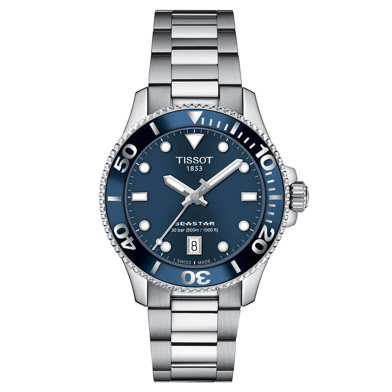 TISSOT Seastar 1000 Blue Dial Watch, 36mm image number 0