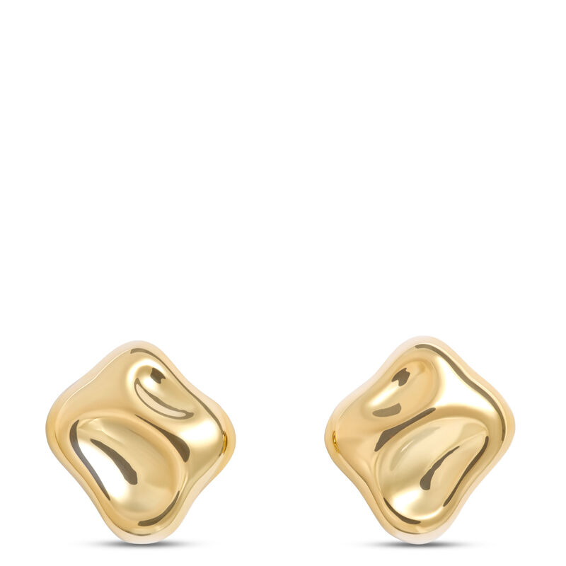 Toscano Freeform Stud Earrings, 14K Yellow Gold image number 0