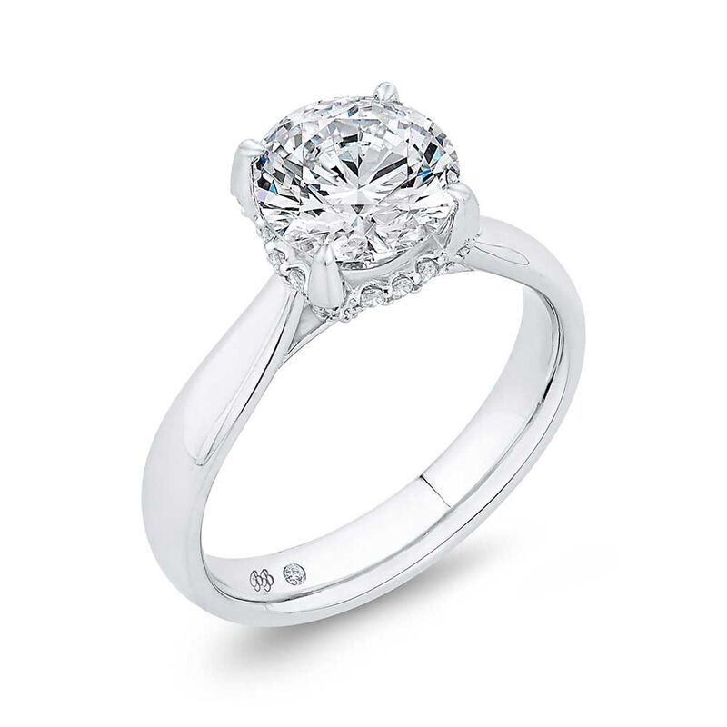 Bella Ponte Diamond Engagement Ring Setting in Platinum image number 0