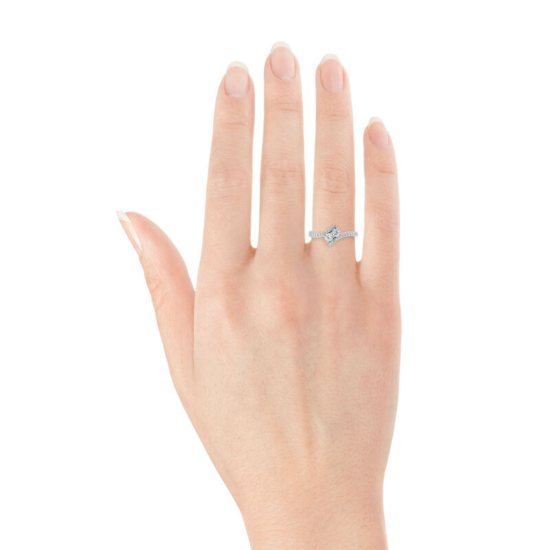 Ben Bridge Signature Diamond + Ever Us&trade; 2-Stone Diamond Ring 18K image number 3