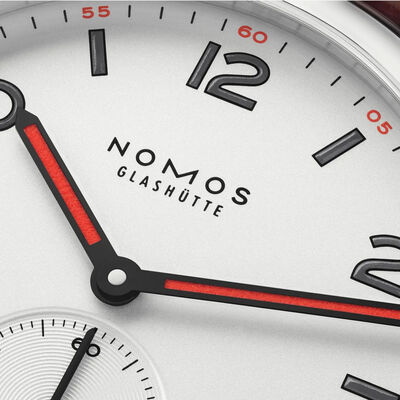 NOMOS Club White Dial Watch, 36mm