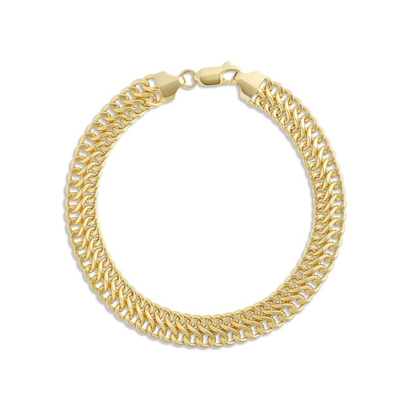 Toscano 7.5-Inch Link Bracelet, 14K Yellow Gold image number 0