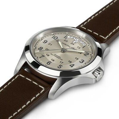 Hamilton Khaki Field King Auto Beige Dial Watch, 40mm