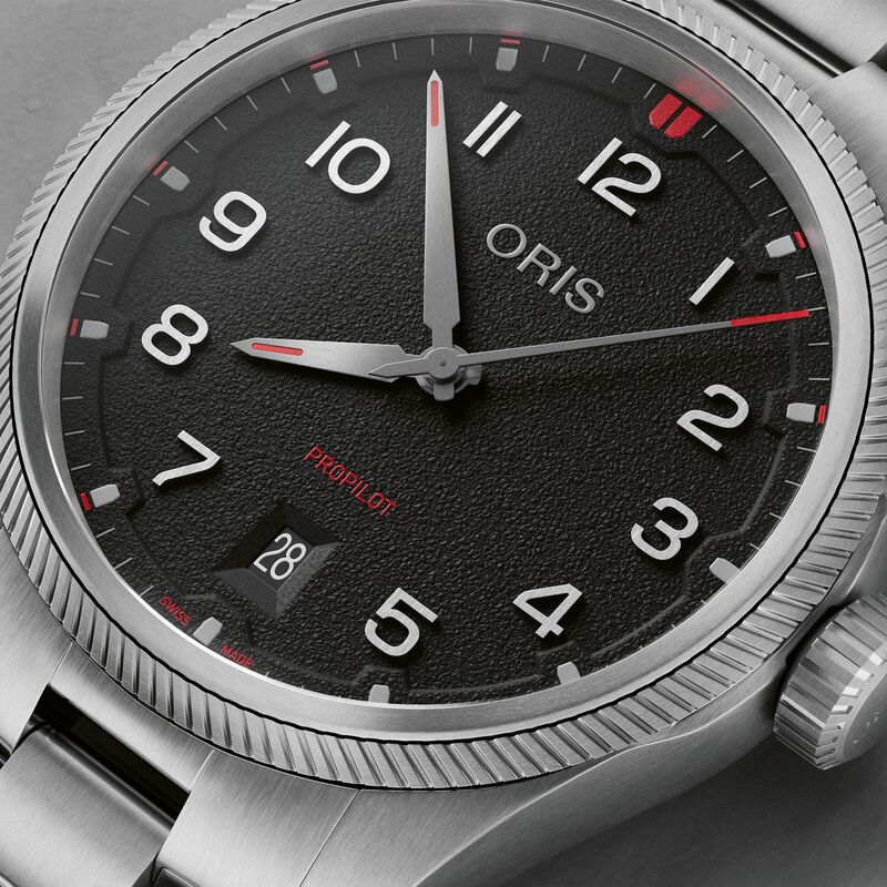 Oris ProPilot Date Black Dial Watch, 41mm image number 3