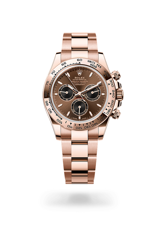 rolex cosmograph daytona in 18 ct everose gold, m126505-0005 - ben bridge