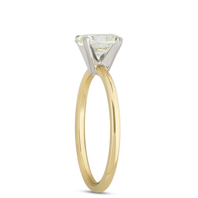 Bella Ponte Oval Diamond Engagement Ring, 1 Carat, 14K Yellow Gold