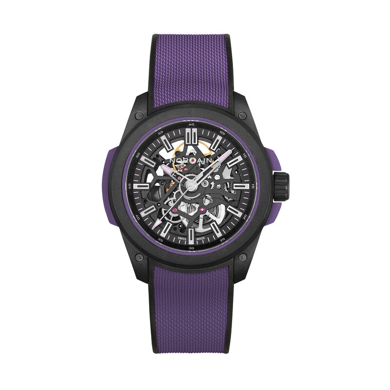 NORQAIN Wild One Skeleton Black Dial Watch, 42mm image number 0