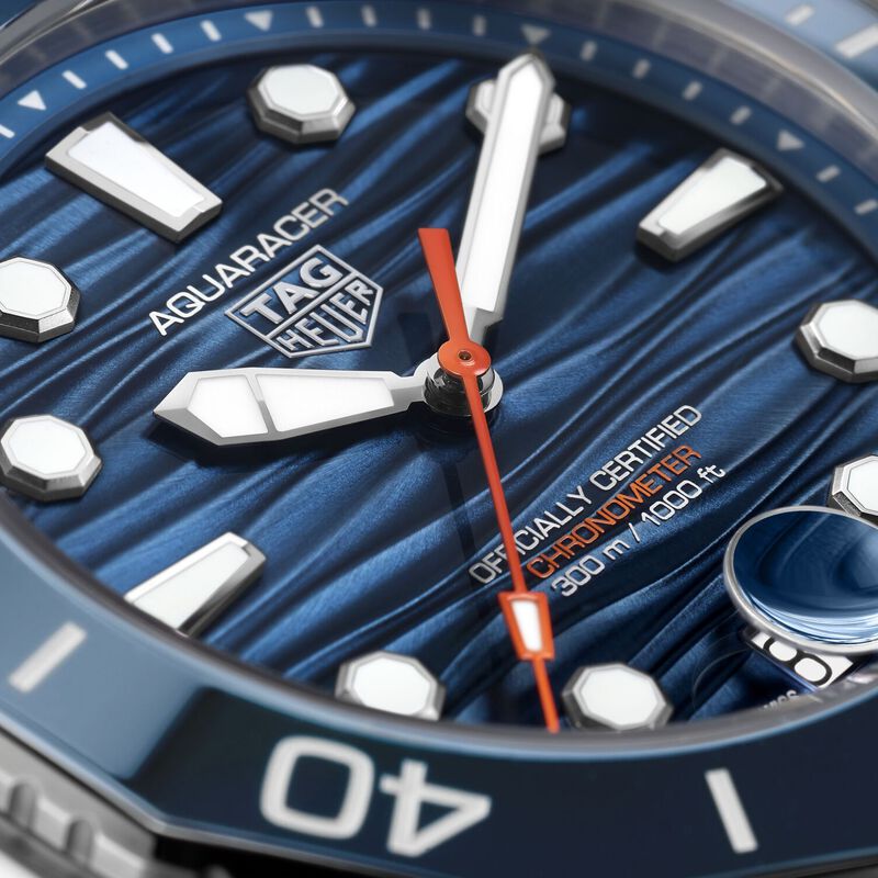 TAG Heuer Aquaracer Professional 300 Blue Dial, Stainless Steel Watch, 42mm image number 5