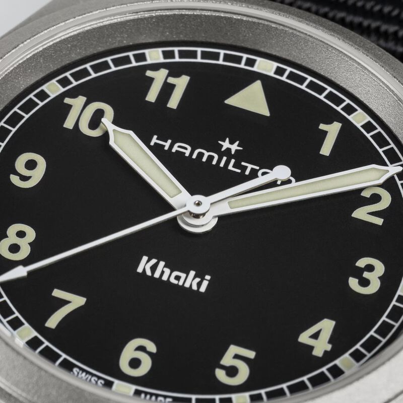 Hamilton Khaki Field Quartz Watch Black Dial, 33mm image number 4
