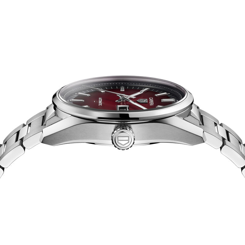 TAG Heuer Carrera Day-Date Red Dial Watch, 41mm image number 4