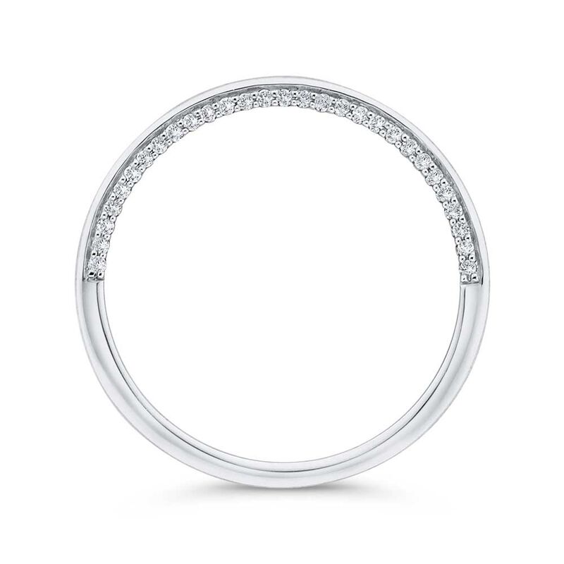 Bella Ponte Gents Diamond Band 14K White Gold, Size 10.5 image number 3