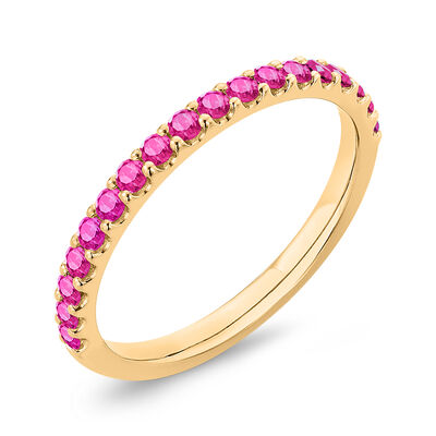 Bella Ponte Ruby Tiger Band, 14K Yellow Gold