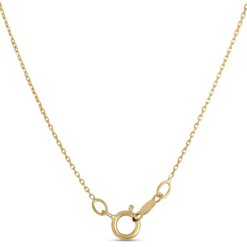Classic Round Diamond Pendant, &frac12; Carat, 14K Yellow Gold image number 2