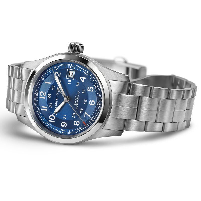 Hamilton Khaki Field Auto Blue Dial Watch, 38mm image number 1