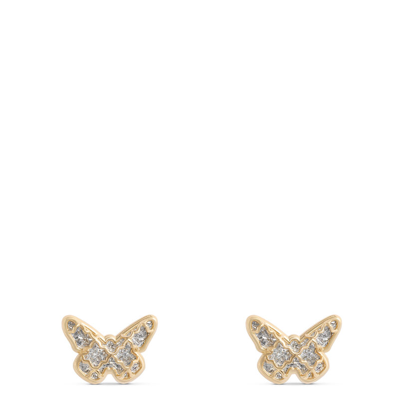Toscano Two-Tone Butterfly Earrings image number 0