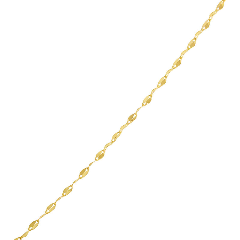 Classic 18-Inch Singapore Chain Necklace, 14K Yellow Gold image number 3