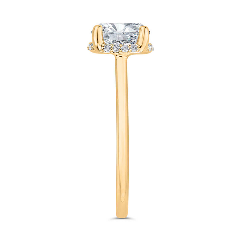 Bella Ponte "The Whisper" Diamond Engagement Ring Setting 14K image number 2